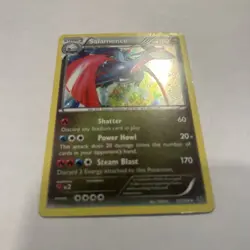 Pokemon Salamence Cosmos Holo XY Roaring Skies (Blister Exclusive) 57/108 - Image 2