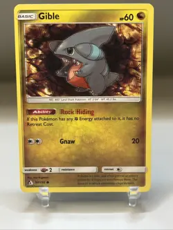 Pokemon Misaligned Print Layer Misprint Error Gible Ultra Prism 97/156 - Image 2