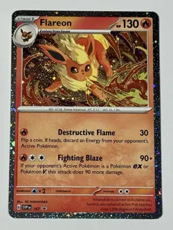 Pokemon TCG - Flareon - SVP 167 - 2025 S&V: Black Star Promo - Cosmo Holo - Image 2
