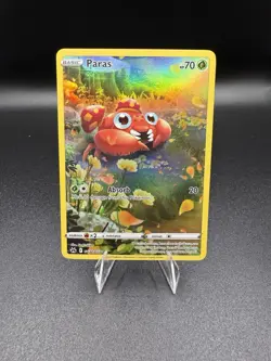 Pokemon TCG Paras GG32/GG70 Sword & Shield Crown Zenith Galarian Gallery NM - Image 1