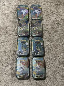 Pokemon - Galar Pals Mini Tins (8x) - C22 + H24/E23- New/Sealed - Evolving Skies - Image 1