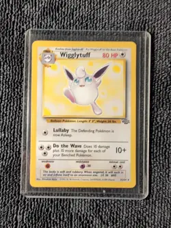 Pokemon TCG Wigglytuff Jungle 32/64 Unlimited Non-Holo Rare Vintage LP - Image 1