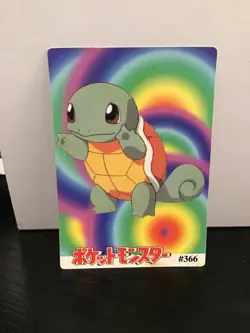 1999 Vintage Pocket Monsters Vending Prism Mew #364 Gold Holo Foil - Image 2