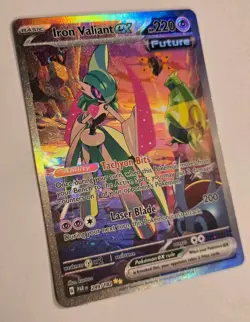 Pokemon TCG Iron Valiant EX Paradox Rift 249/182 - Image 1