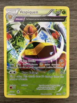 Pokemon Vespiquen Ancient Trait 11/98 AOR Ancient Origins LP - Image 1