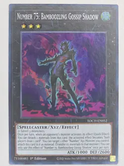 Number 75: Bamboozling Gossip Shadow - TOCH-EN052 - Yugioh - *1ST EDITION* - Image 1