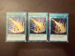 Lightning Storm x3 Playset Ultra Rare 1st Edition RA01-EN061 MINT/NM YUGIOH! - Image 1
