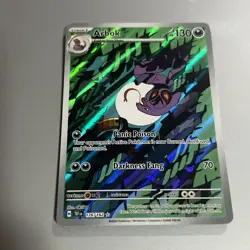 Pokemon TCG Temporal Forces Arbok Illustration Rare Holo Card 176/162 - Image 1