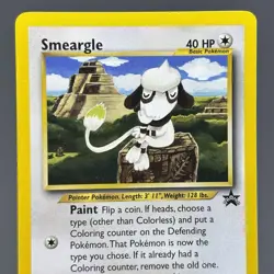 Smeargle Black Star Promo 32 Pokemon Card WOTC Vintage Neo 1995-2001 Nintendo - Image 3