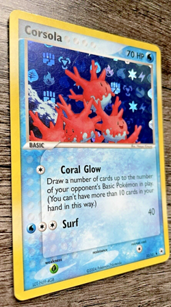 Pokemon Card - Corsola - 32/101 - Holo uncommon - 2004 EX Hidden Legends - LP/NM - Image 2