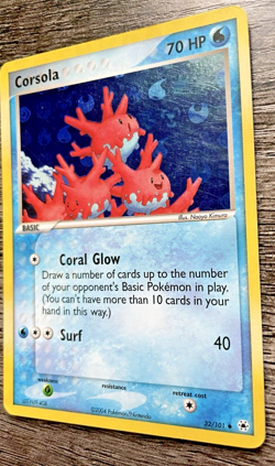 Pokemon Card - Corsola - 32/101 - Holo uncommon - 2004 EX Hidden Legends - LP/NM - Image 4