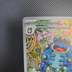 Pokemon TCG Black Bolt Seismitoad Illustration Rare Card 105/086 English Edition - Image 2
