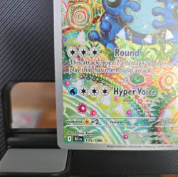 Pokemon TCG Black Bolt Seismitoad Illustration Rare Card 105/086 English Edition - Image 4