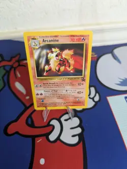 Pokemon TCG Arcanine Black Star Promo Card 6 Light Play Condition - Image 1