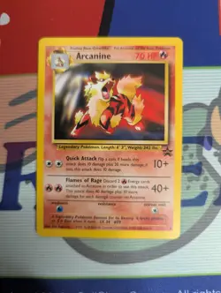 Pokemon TCG Arcanine Black Star Promo Card 6 Light Play Condition - Image 4