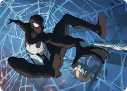 Symbiote Spider-Man Art Card - Art Series: Marvel's Spider-Man - Near Mint - Image 1