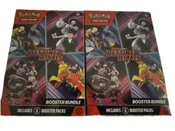 Pokemon Destined Rivals Booster Bundle x2 - Factory Sealed Pokemon Cards TCG - Image 1