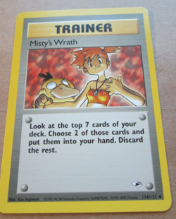 Misty's Wrath - 114/132 - Uncommon WOTC TCG-Gym Heroes Pokemon Card - Image 5