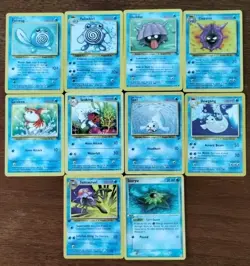 Lot of 10 Vintage Pokemon Cards Water Type TCG See Pictures Binder Collection - Image 2
