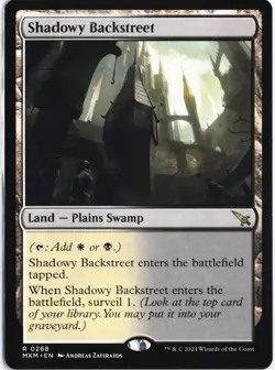 MTG Shadowy Backstreet Near Mint MKM Rare #268 - Image 1