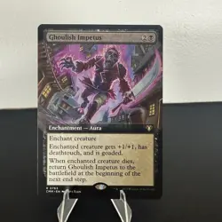 Ghoulish Impetus (Extended Art) Commander Masters Rare Regular 0763 - Image 1