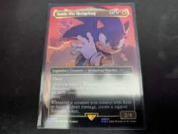 MTG Magic the Gathering FOIL Sonic the Hedgehog SLD! - Image 1