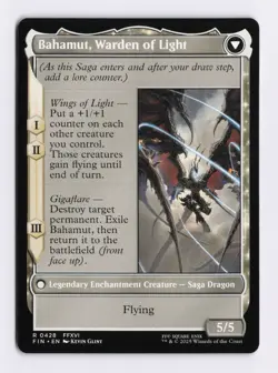 Dion, Bahamut's Dominant (Extended Art) 0428 (R) MTG Final Fantasy (FIN) (EN) - Image 2