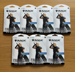 (7) Magic the Gathering Final Fantasy Play Booster Packs Sleeved IN HAND SEALED! - Image 1