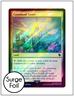 1x Command Tower 0382 FFXIV, Surge Foil, Final Fantasy, Magic MTG NM - Image 1