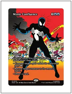 1x Mystic Confluence, Borderless Art, Spider-Man Marvel, Magic MTG NM - Image 1