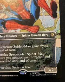 Spectacular Spider-Man (Borderless) 0014 Rare Spider-Man Magic: The Gathering - Image 5