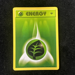 1999 Pokemon Base Set 1st Edition Grass Energy 99/102 - Image 1