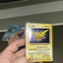 Pokemon Fossil Holo Legendary Birds Moltres, Zapdos, Articuno Japanese Swirl! - Image 5