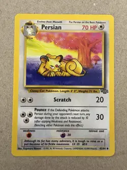 Pokemon - Jungle - Persian 42/64 - Uncommon LP/NM - Image 1