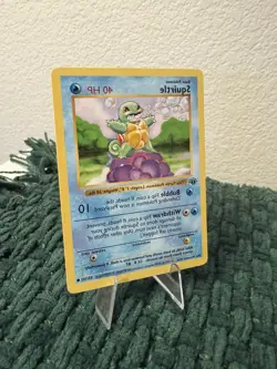 1999 Pokemon Base Set Shadowless First Edition Squirtle (NM) - Image 1