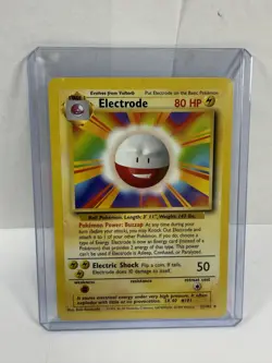 Pokemon Electrode Base Set Unlimited 21/102 Non Holo Rare - Image 1