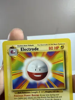Pokemon Electrode Base Set Unlimited 21/102 Non Holo Rare - Image 3