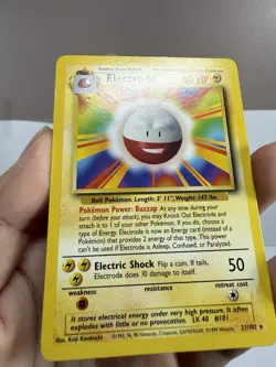 Pokemon Electrode Base Set Unlimited 21/102 Non Holo Rare - Image 5