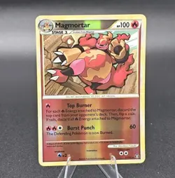 Magmortar 27/102 Triumphant Reverse Holo Pokemon TCG 2010 Rare - Image 2