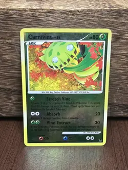 Pokemon TCG Platinum 43/127 - CARNIVINE, Reverse Holo Uncommon LP - Image 1