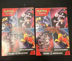 Pokemon TCG Destined Rivals Booster Bundle Lot of 2 NEW SEALED - Image 1