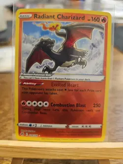 Pokemon TCG Radiant Charizard Crown Zenith 020/159 NM Condition - Image 1