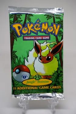 Pokemon 1999 Jungle 1st Edition Booster Pack Flareon Vintage WOTC Sealed - Image 1