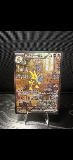 Alakazam ex 201/165 SIR Special Illustration Rare Pokemon Scarlet & Violet 151 - Image 1