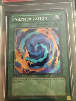 Yu-Gi-Oh! PSA 6 Polymerization LOB-059 Super Rare 1st Edition EX - MT 2002 - Image 2