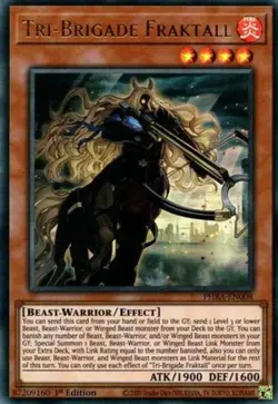 Yugioh! HP Tri-Brigade Fraktall - PHRA-EN008 - Ultra Rare - 1st Edition Heavily - Image 1