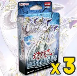Yugioh TCG Blue-Eyes White Destiny 1st Edition Structure Decks (3 Decks) SEALED! - Image 1
