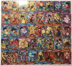 Lot of 40 Japanese Dragon Ball Super Dragonball Heroes TCG Rare Card Set - Image 1