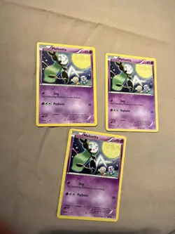 Lot of 3 Promo 2012 Meloetta Pokemon Card - Image 1