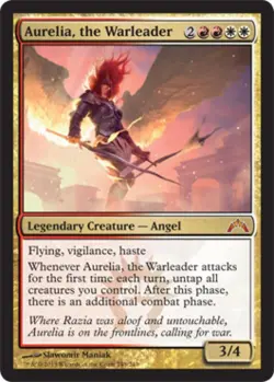 MTG English Aurelia, the Warleader NM Normal Gatecrash - Image 1